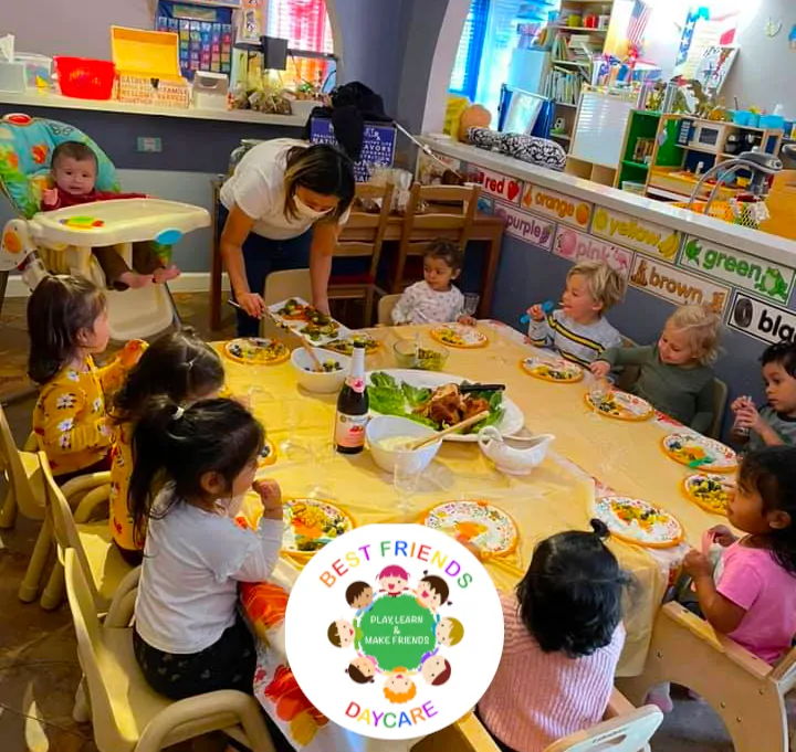 Affordable Newborn baby daycare services in Novato and San Rafael , CA - Best Friends Daycare Novato offers child care services, In-Home family style small children groups, play and learn method, 4 meals a day in a loving and caring environment