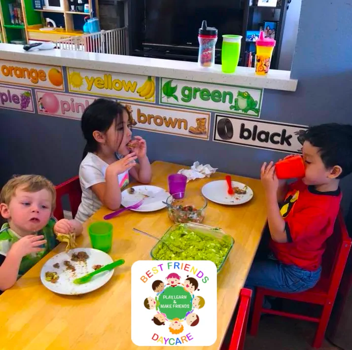 Affordable daycare services in WOODACRE, CA - Best Friends Daycare Novato offers child care services, In-Home family style small children groups, play and learn method, 4 meals a day in a loving and caring environment